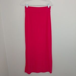 294.  Blue S - Pink Maxi Skirt - Size L